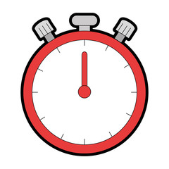 chronometer clock isolated icon vector illustration design