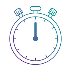 chronometer clock isolated icon vector illustration design