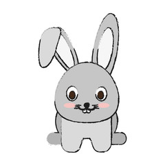 Cute bunny cartoon