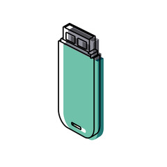 usb  vector illustration