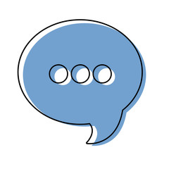chat bubbles vector illustration