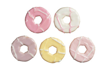 Biscuit covered with icing