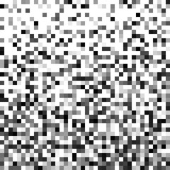 Abstract pixel background. Geometric black and white pattern. Ornament.