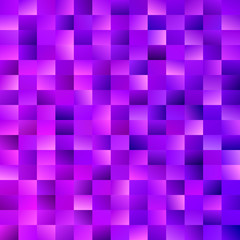 Purple geometrical mosaic rectangle background - modern gradient vector design from rectangles