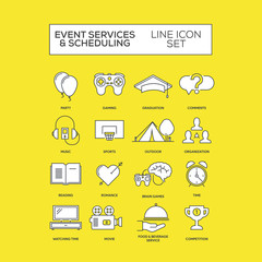 Event Services and Scheduling Concept