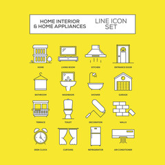 Home Interior and Appliances Concept