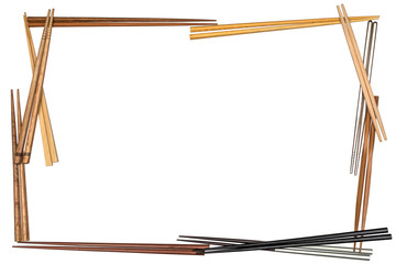 お箸のフレーム　Frame of Japanese chopsticks