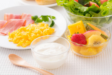 健康的な朝食
