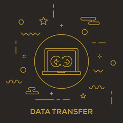 Fototapeta na wymiar Data Transfer Concept