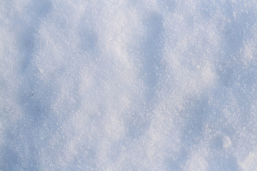 Snow texture background with copy space