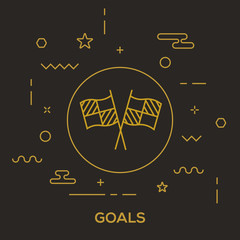 Fototapeta na wymiar Goals Concept