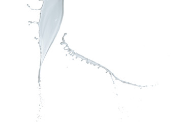 splashes of white paint