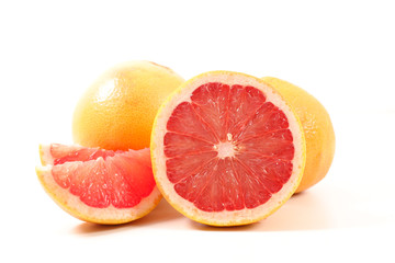 grapefruit isolated on white background