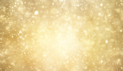 Abstract gold and bright glitter for background - obrazy, fototapety, plakaty