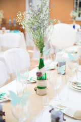 Wedding decoration. Table