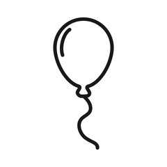 balloon, linear icon