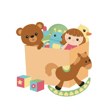 Children toy box