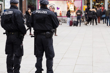 Polizei am Kölner Dom, Weihnachtsmarkt
