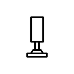 Lamp flat icon