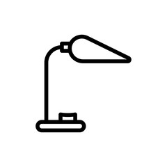 Lamp flat icon