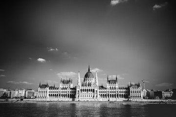 Hungarian parliament. Historic building in Budapest