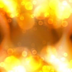 Orange fire lights background
