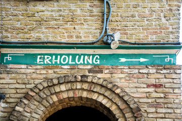 Schild 299 - Erholung