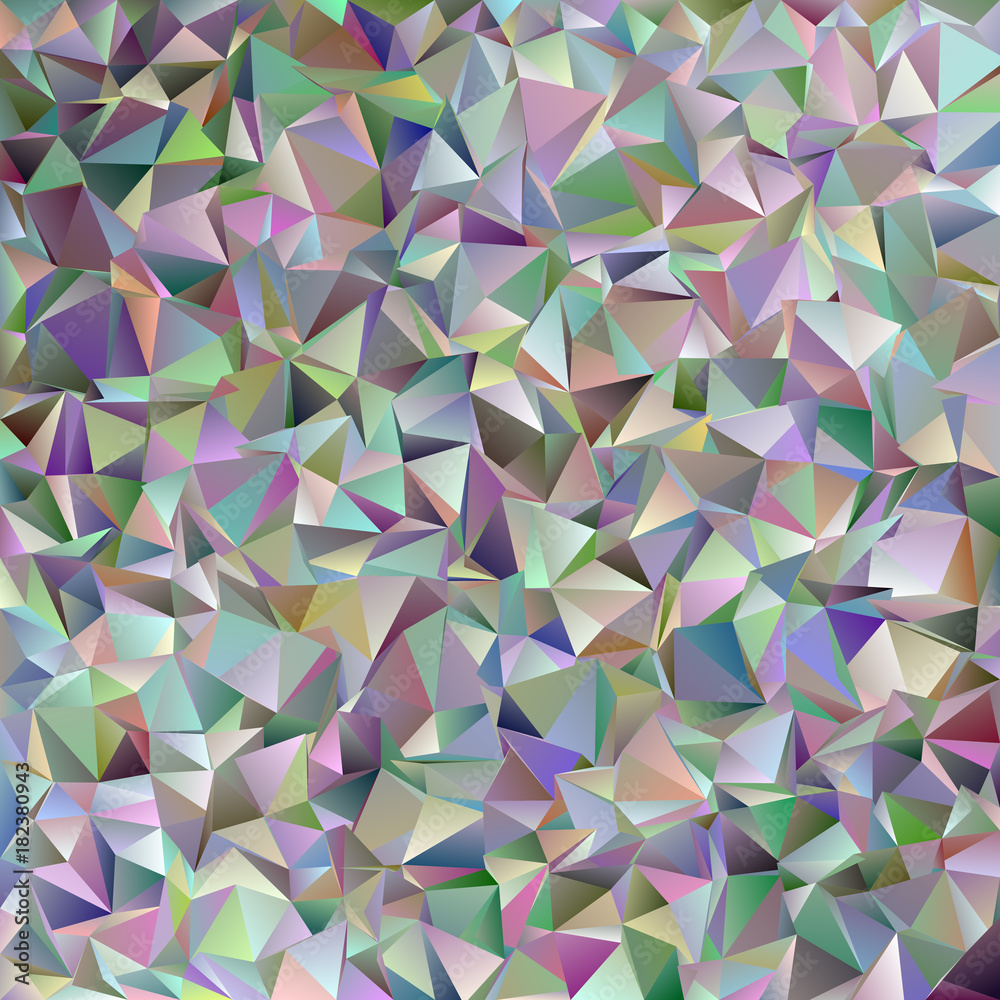 Poster geometrical abstract irregular triangle background - polygon vector illustration from multicolored t