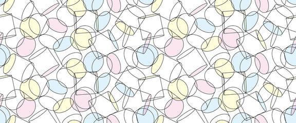 3D geometric background. Seamless pattern. Vector.3D幾何学パターン