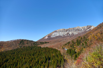 鍵掛峠より望む大山