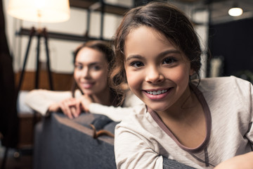 adorable smiling daughter