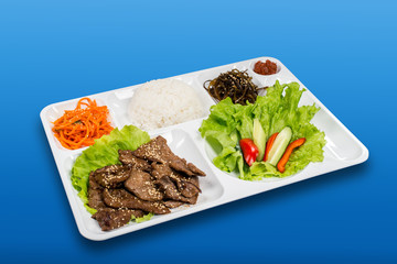Korean business lunch