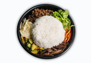 Korean business lunch
