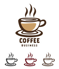coffee cup cafe restaurant logo