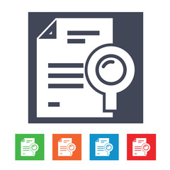 data research document icon
