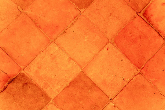 Vintage floor tiles pattern