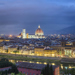 Fototapeta na wymiar Florence at Night