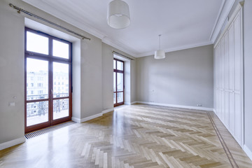 empty interior in modern house