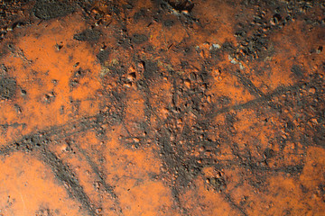 Rust texture, rust on worn metal grunge surface
