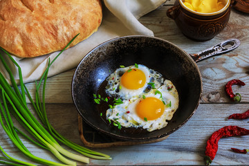 scrambled eggs for Breakfast i