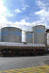 Obraz premium Lubricating oil industry for engines