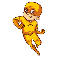 Superhero boy Cartoon character