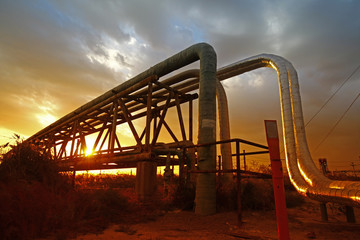 Oil pipeline, the oil industry equipment