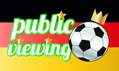 Public Viewing WM 2018 - Deutschland