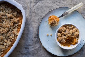 sweet potato crumble 