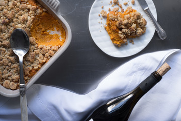 sweet potato crumble