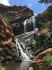 waterfall - origin of the crocodile river gauteng south afric