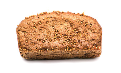 Bread on a white background