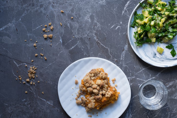 sweet potato crumble