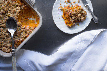 sweet potato crumble